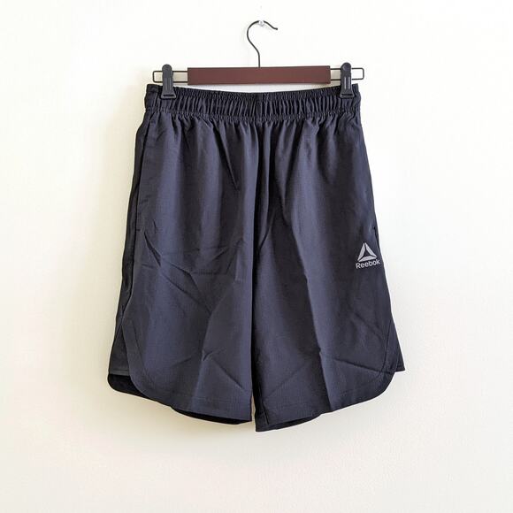 Reebok Mens Active Textured Woven Slim Shorts SzS Athletic Running - Picture 1 of 8